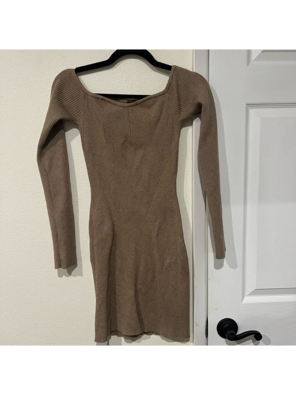 NBD Bodycon Off The Shoulder Soft Knit Mini Dress Size Medium